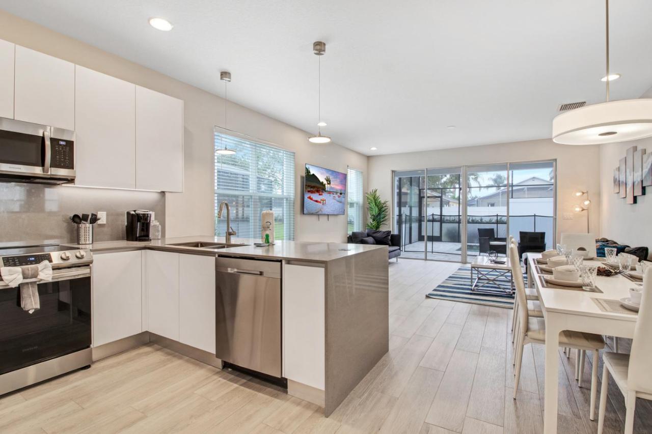 Modern Townhouse Near Disney With Heated Pool 奥兰多 外观 照片